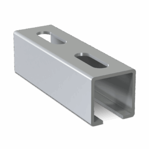 سكة تركيبات حديدة متعددة الأغراض بطول 2متر وسمك 2 مم وأبعاد 30*30مم   Channel A2,0  SZ-A2,0-2000