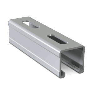 سكة تركيبات احترافية حديدة متعددة الأغراض بطول 3متر وسمك 2 مم وأبعاد41*41مم   Channel MF2,0  SZ-MF2,0-3000