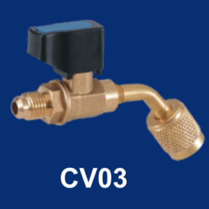 صمام شحن بزاوية 60   1/4-5/16 CV03