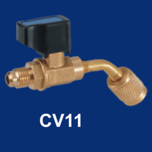 صمام شحن بزاوية45   5/16-1/4 CV11